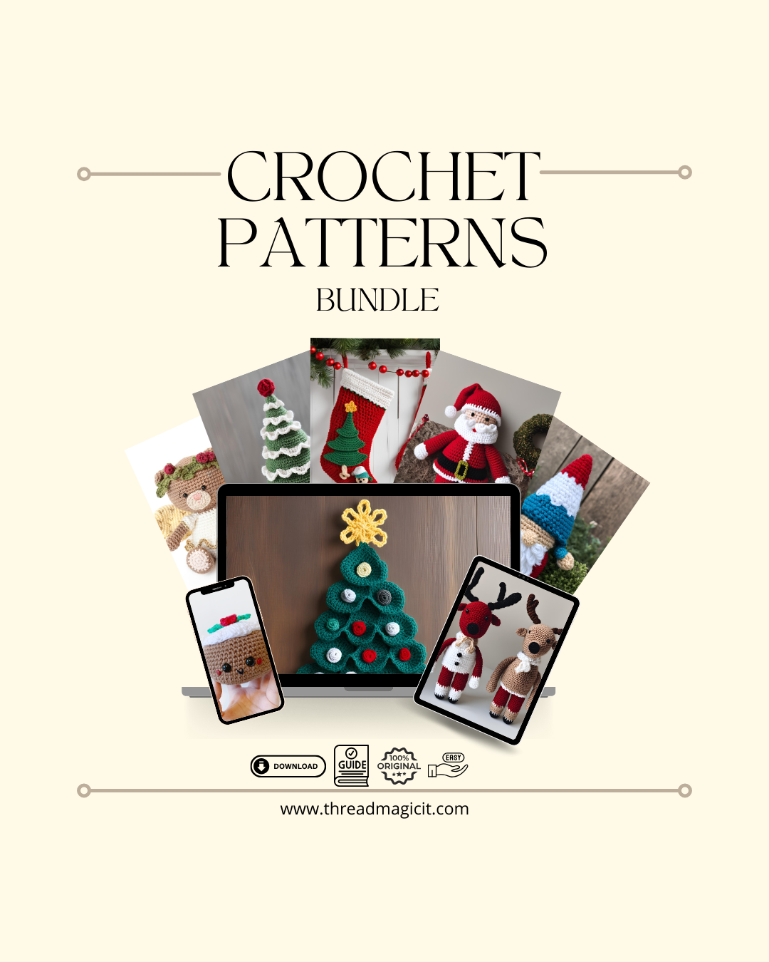 FESTIVE CROCHET WONDERLAND - 10 Box Christmas Wonders